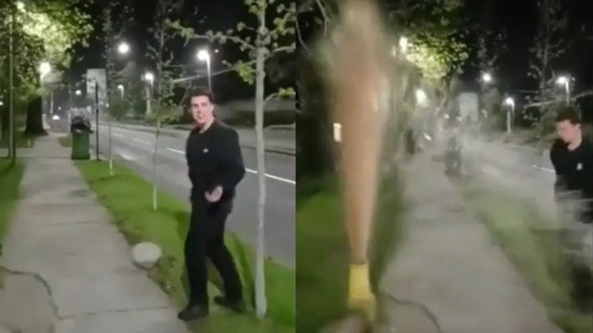 Joven que destruyó grifo en Las Condes deberá pagar los daños y plantar 10 árboles