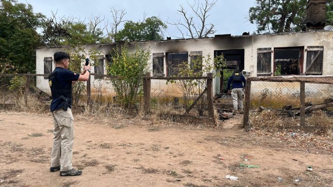 Comedor de trabajadores fue incendiado en un fundo de Malleco