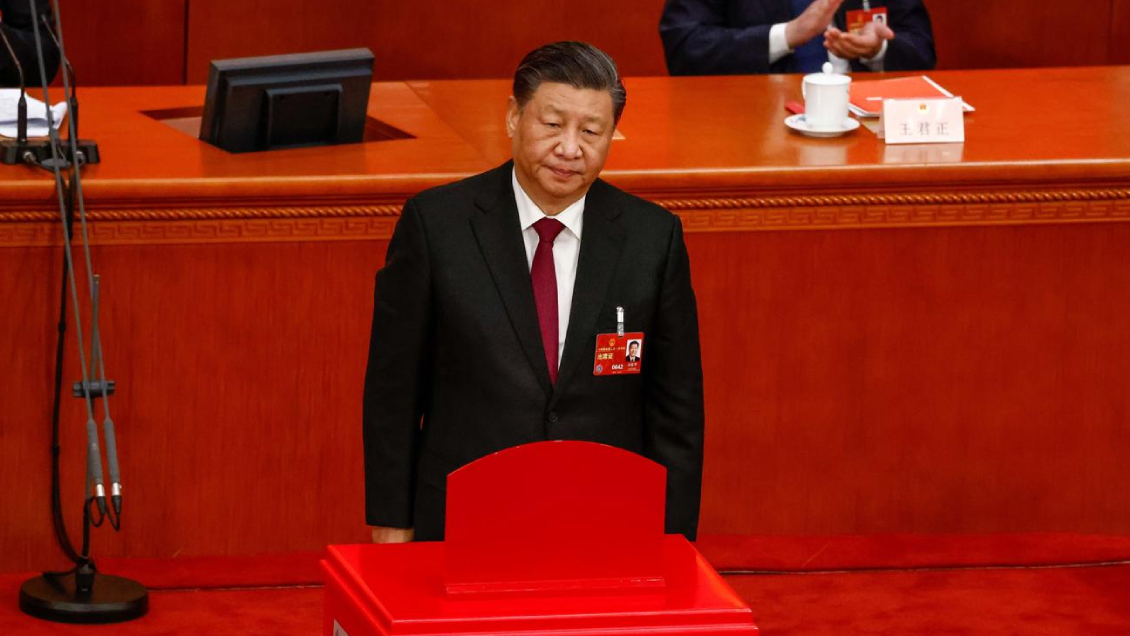 Parlamento chino reeligió a Xi Jinping para un tercer mandato de cinco años