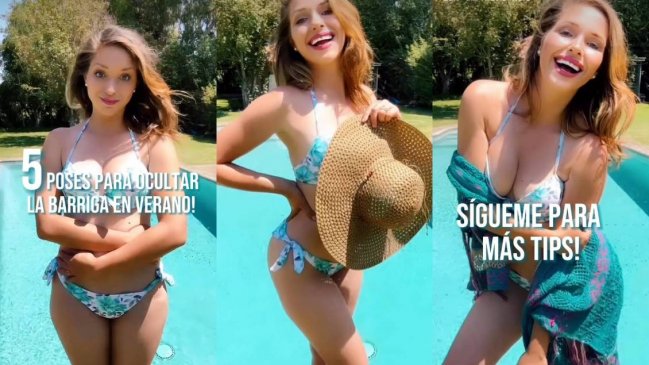 Nicole Block se llenó de críticas por video para que mujeres ocultaran su barriga