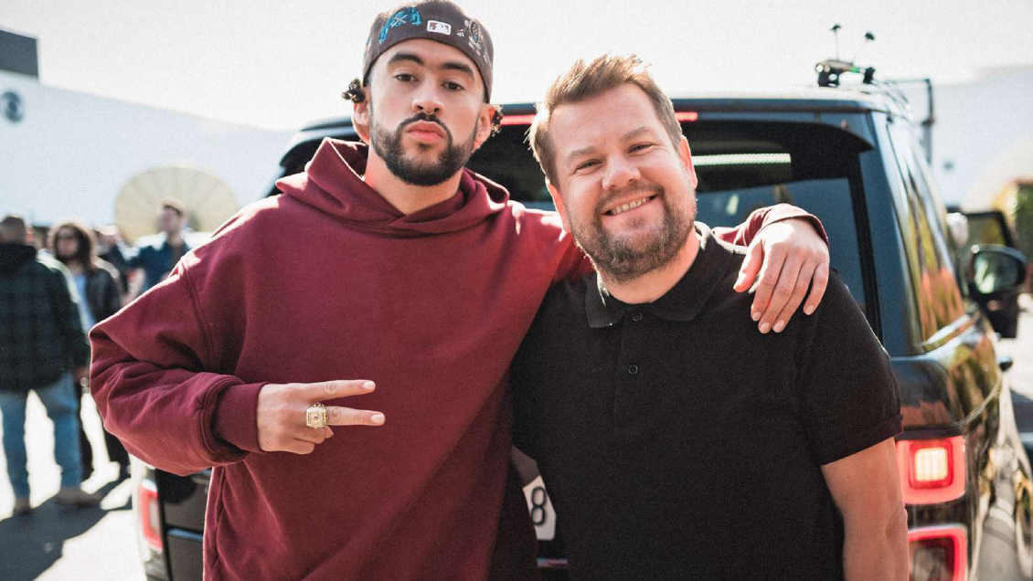 Bad Bunny llegó a Carpool Karaoke con canciones de Ariana Grande y Harry Styles