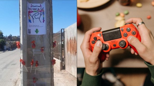 Quería hacerse publicidad: Streamer pegó carteles con dulces en La Serena y fue denunciado
