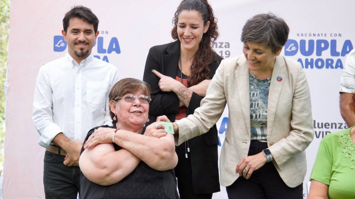 Minsal dispone 1.200 puntos para doble vacunación: Influenza + Covid