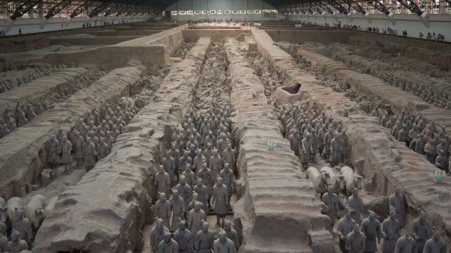 Expertos chinos revelan proceso de producción de los Guerreros de Terracota
