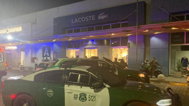 Violento asalto en outlet de Quilicura dejó tres trabajadores lesionados