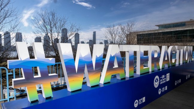 Participantes en Conferencia del agua prometen 300.000 millones de dólares