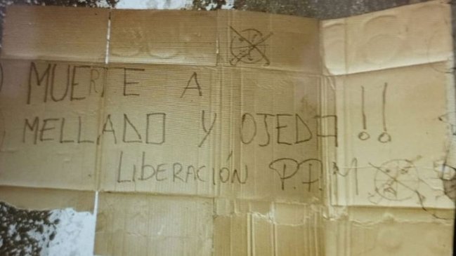 Sujetos quemaron puente en Perquenco y dejaron lienzo con amenazas a diputados