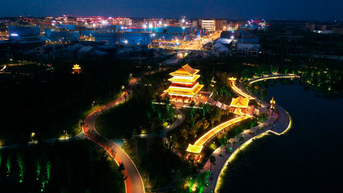 Ciudad futurista, microcosmos de desarrollo urbano de alta calidad de China