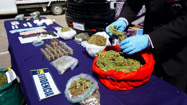 Operativo antidrogas en el centro de Los Vilos dejó 16 detenidos