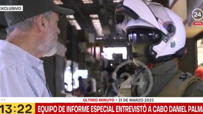 Cabo Palma días antes de su crimen: 