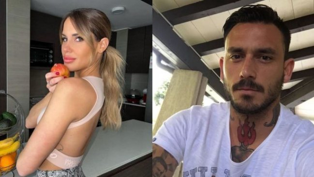 Gala Caldirola y Mauricio Pinilla confirman su relación con candente foto