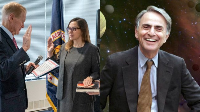 Juró sobre libro de Carl Sagan: Makenzie Lystrup es la primera mujer en dirigir centro de la NASA