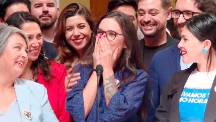   Vallejo se emocionó tras aprobación de las 40 horas: 