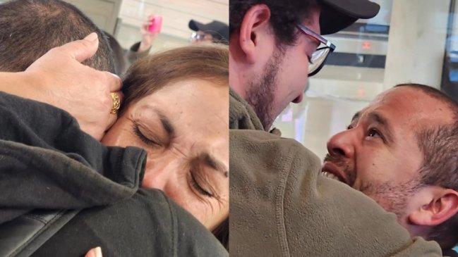 El emotivo reencuentro de chileno adoptado ilegalmente en dictadura con su familia