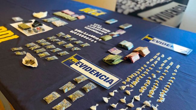 PDI detuvo a seis personas en operativo antidrogas en Viña del Mar