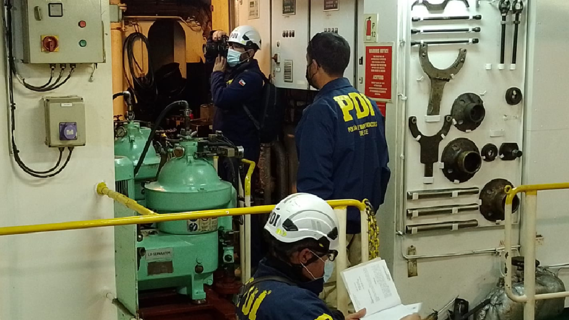 PDI indaga muerte de ingeniero ucraniano a bordo de un buque mercante en Valparaíso