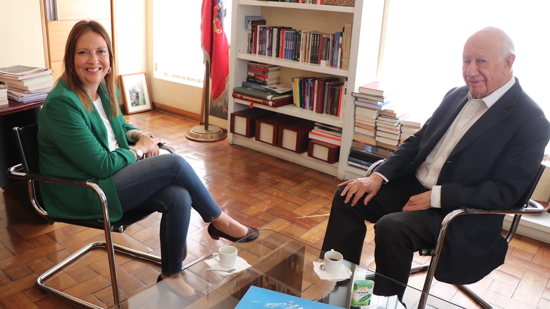 Ricardo Lagos lima asperezas con Natalia Piergentili: 