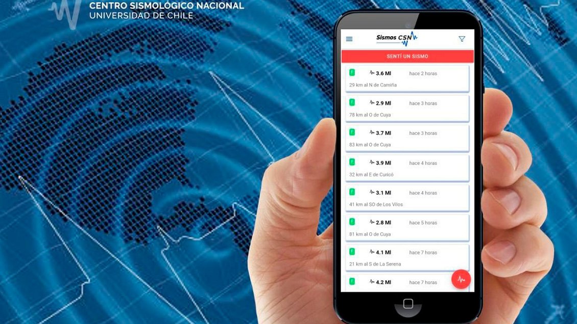 Sismología lanzó app para informarse e informar de temblores