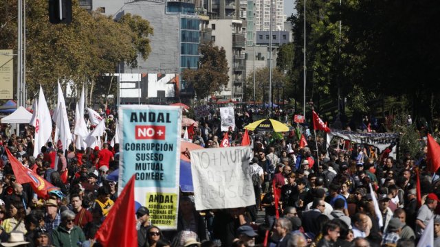 [Fotos] Los registros que dejó la multitudinaria marcha de la CUT en el ...
