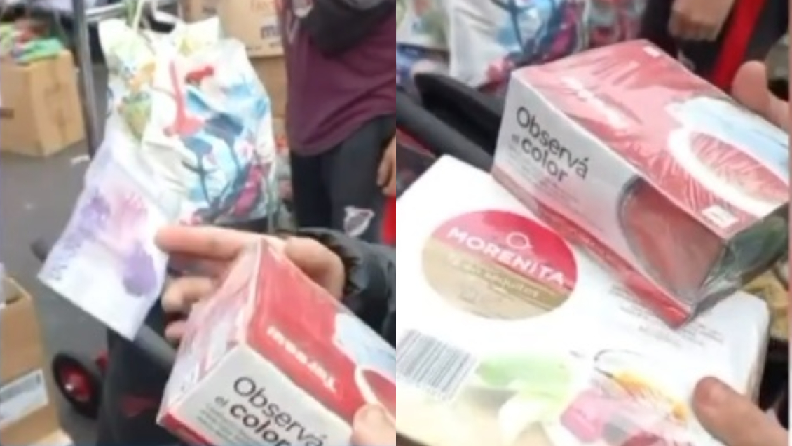 Tras viajes de chilenos: Argentinos llegaron al barrio Meiggs a vender sus productos