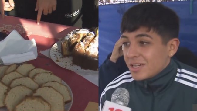 Para financiar su gala: Estudiantes de Puente Alto venden queques en local de votación