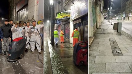   Sharp prometió hidrolavado para Valparaíso 