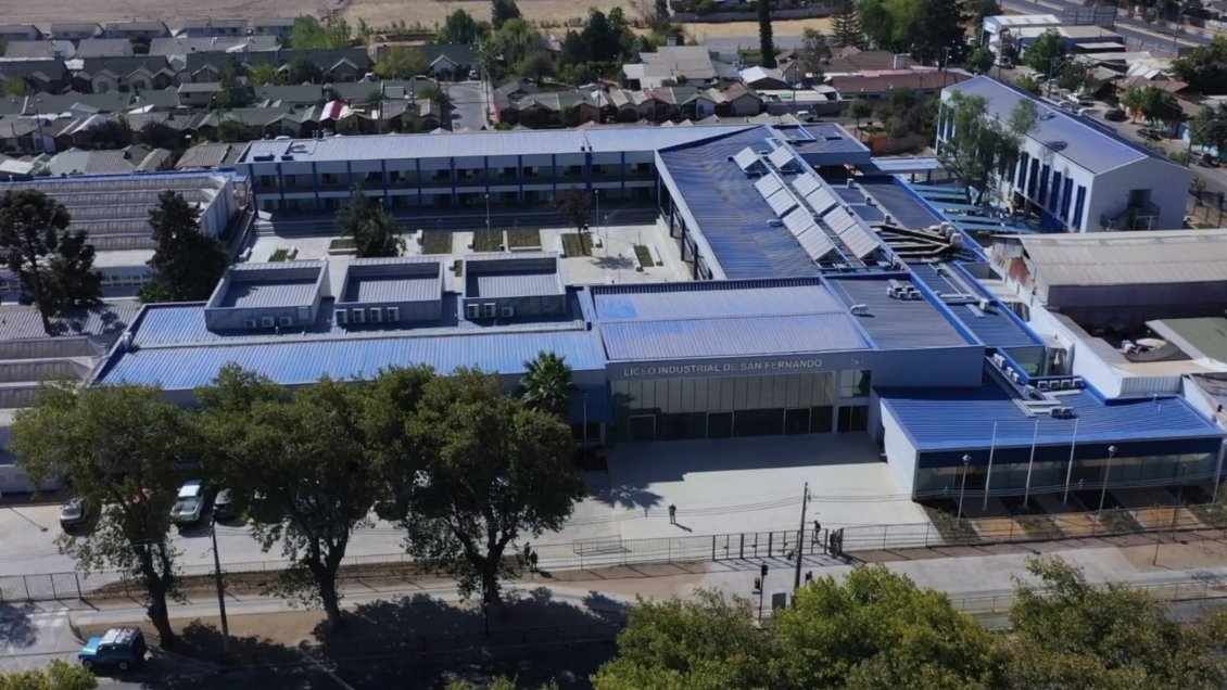 Liceo Industrial de San Fernando presenta 98 por ciento de avance