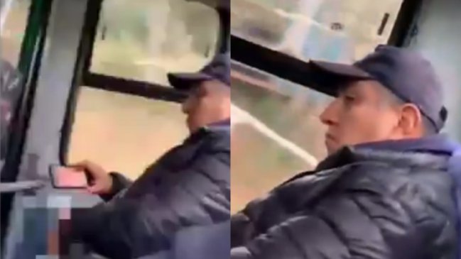 Menor de edad grabó a degenerado masturbándose en un bus en Villarrica