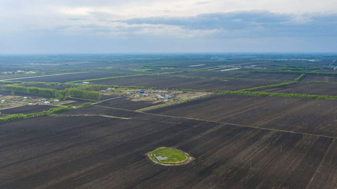 Los secretos de las tierras negras: un experimento aéreo revela su calidad y condiciones en China