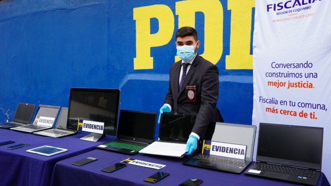 Ocho sujetos fueron detenidos por almacenar pornografía infantil en la región de Coquimbo