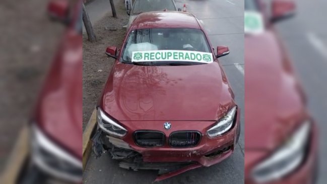 Puente Alto: Dos detenidos tras huida en auto robado