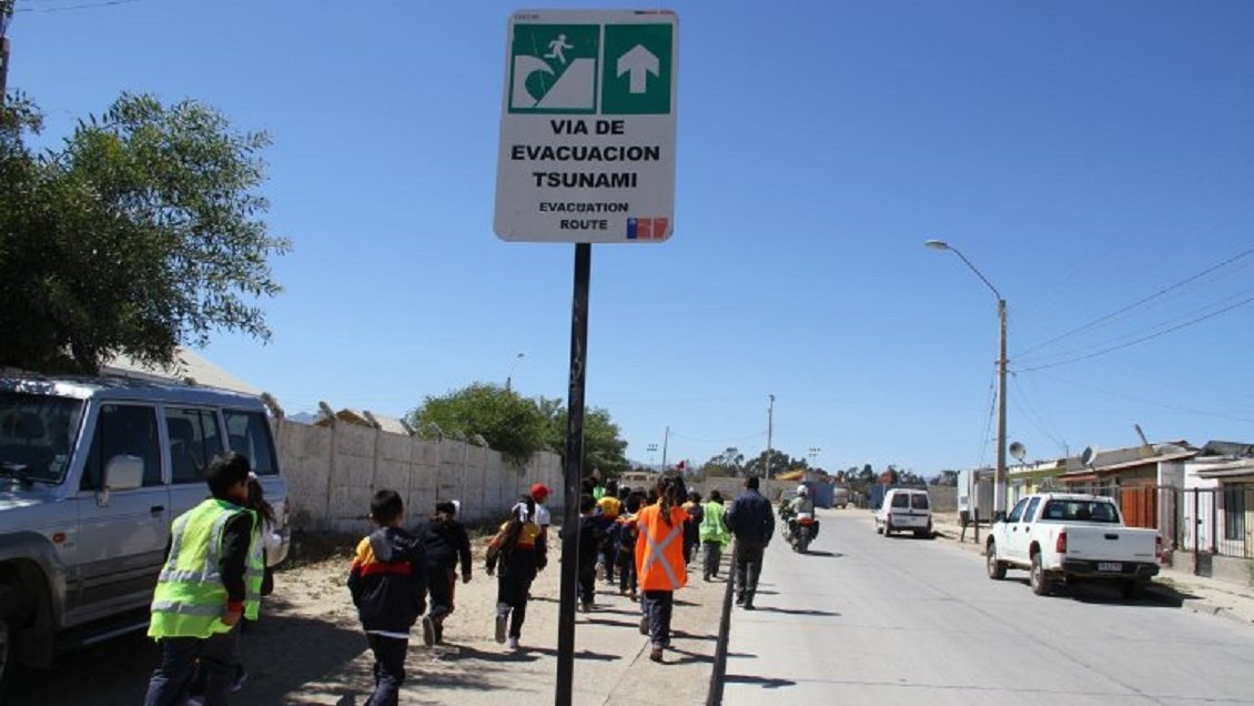 Simulacro de terremoto y tsunami se realizará en seis comunas de la región de Coquimbo