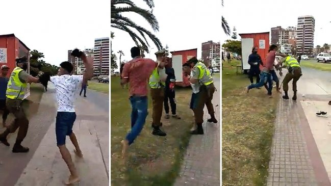 Cárcel y expulsión para autores de bullada golpiza a carabineros en Iquique