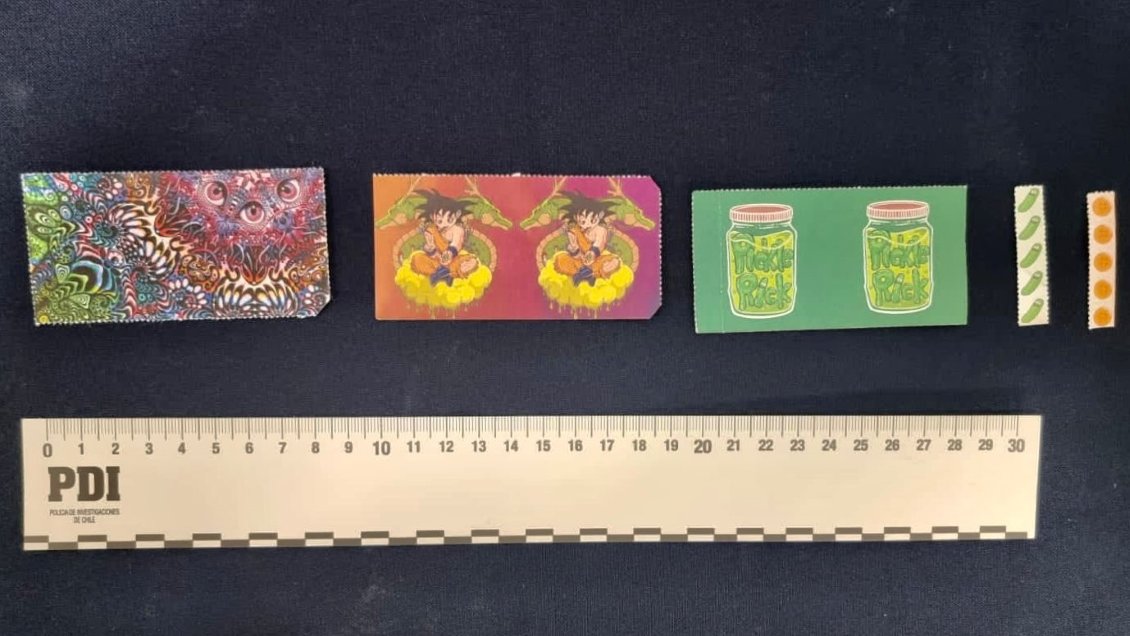PDI detuvo a hombre en Panguipulli acusado de traficar LSD desde Países Bajos