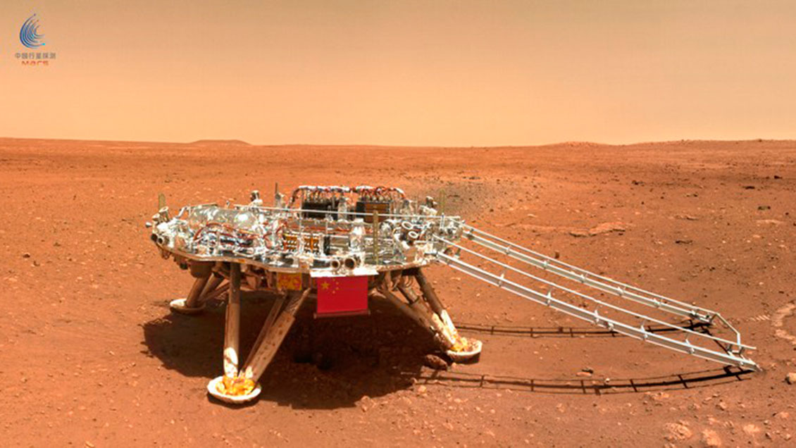 Científicos chinos descubren rocas marinas en Marte que sugieren un antiguo océano