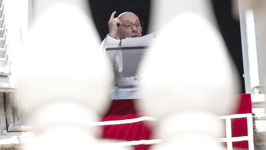 El papa pide terminar con los 