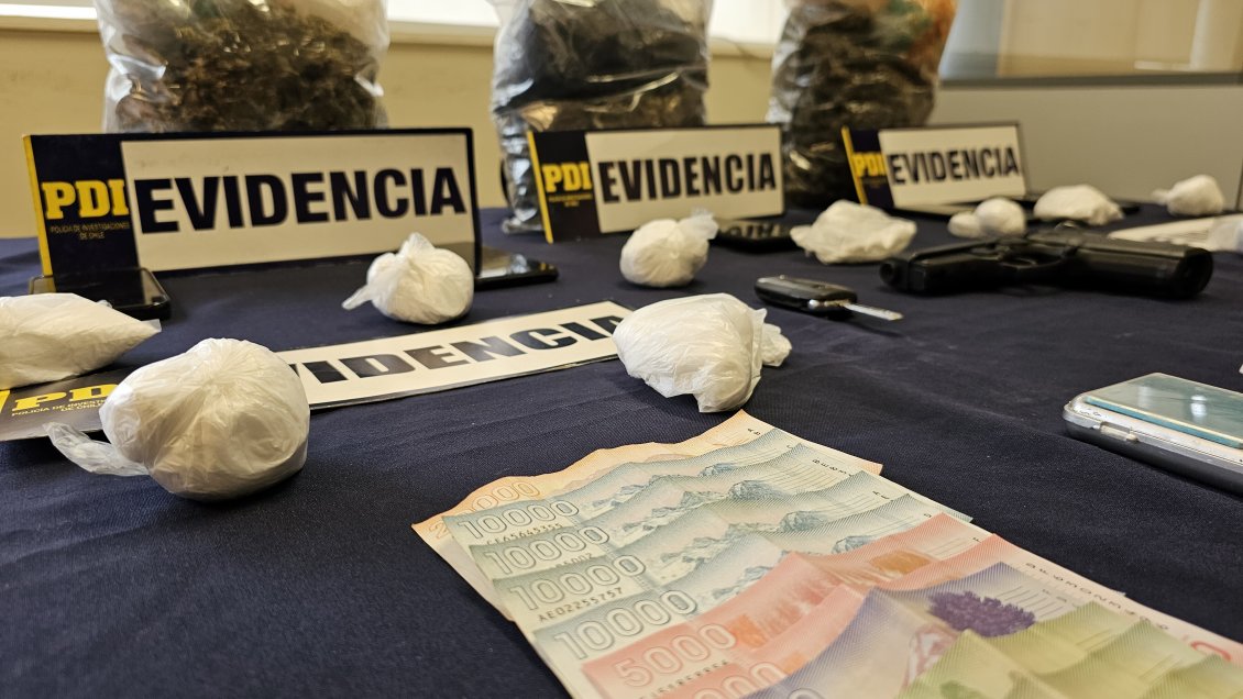 Seis personas fueron detenidas en Aysén como sospechosas de tráfico de drogas