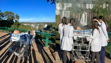  Médicos llevaron a paciente con cáncer a conocer las Cataratas de Iguazú: Era su último deseo 
