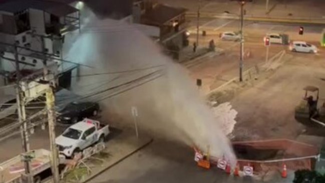 Segunda rotura de matriz en Iquique: Aguas del Altiplano apunta a problemas en 