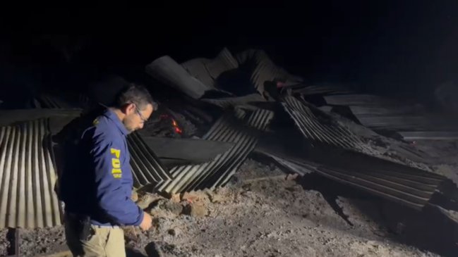 Sujetos quemaron casa deshabitada en Los Sauces