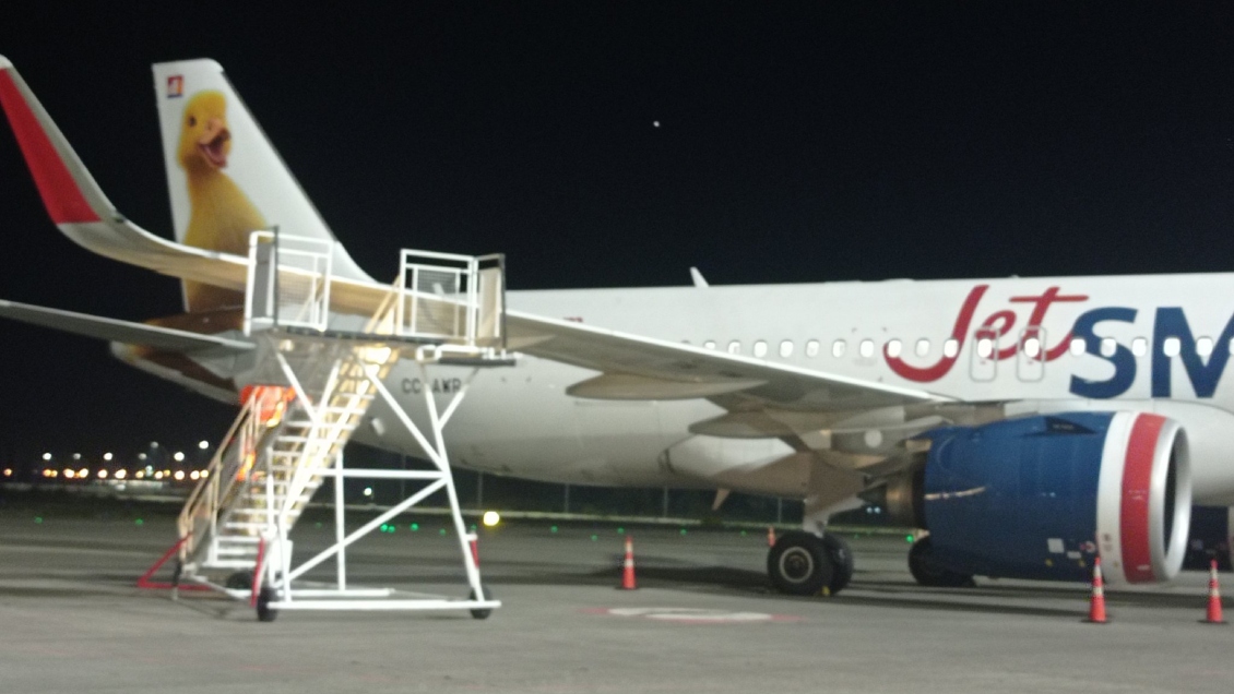 Avión no pudo despegar desde Concepción por escarcha en sus alas