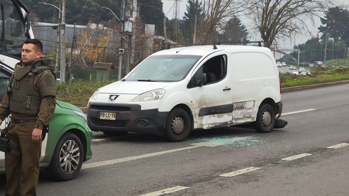 Robo armado a universitario y su padre originó peligrosa persecución en Concepción