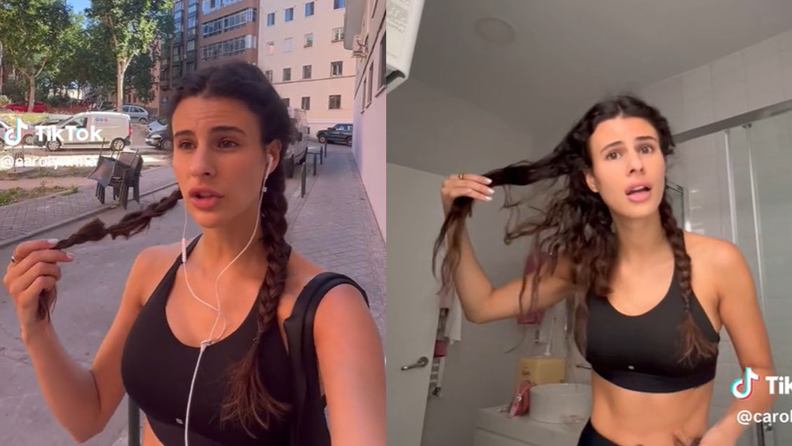 Joven se durmió en el bus y niño le cortó el pelo: 