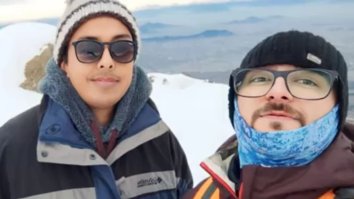 Informan que dos excursionistas se encuentran desaparecidos en la ruta del volcán San José