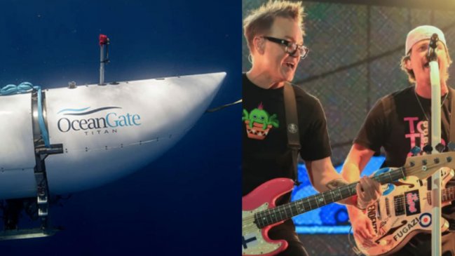 Hijastro de multimillonario desaparecido en el Titán fue a show de Blink-182