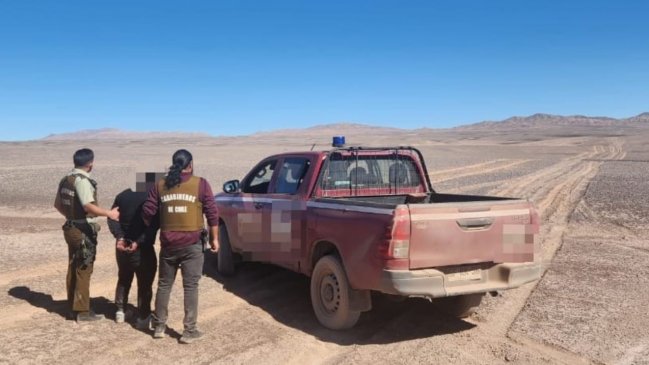 Camioneta robada en Antofagasta fue recuperada en Calama: Conductor fue detenido por receptación y cohecho