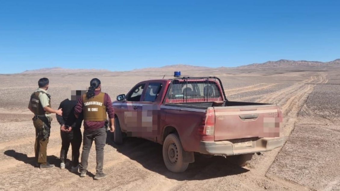 Camioneta robada en Antofagasta fue recuperada en Calama: Conductor fue detenido por receptación y cohecho