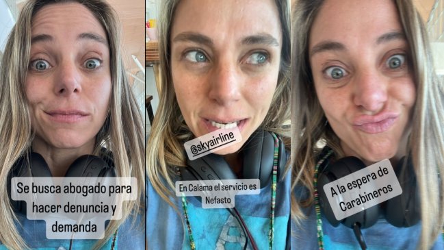 Mariana Derderián vivió altercado en Calama: fue acusada de agredir a funcionaria en aeropuerto