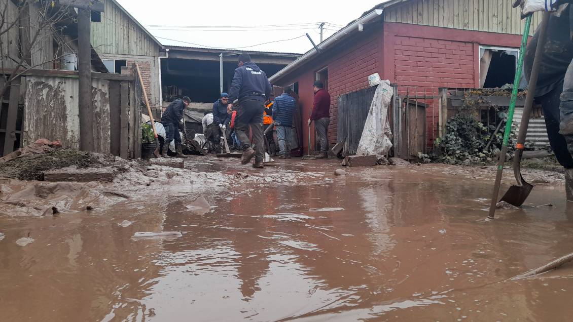 Sistema frontal deja alrededor de 20.000 damnificados a nivel nacional