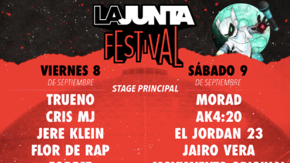Festival La Junta en Movistar Arena anuncia cartel por días: Trueno y Morad serán los números finales